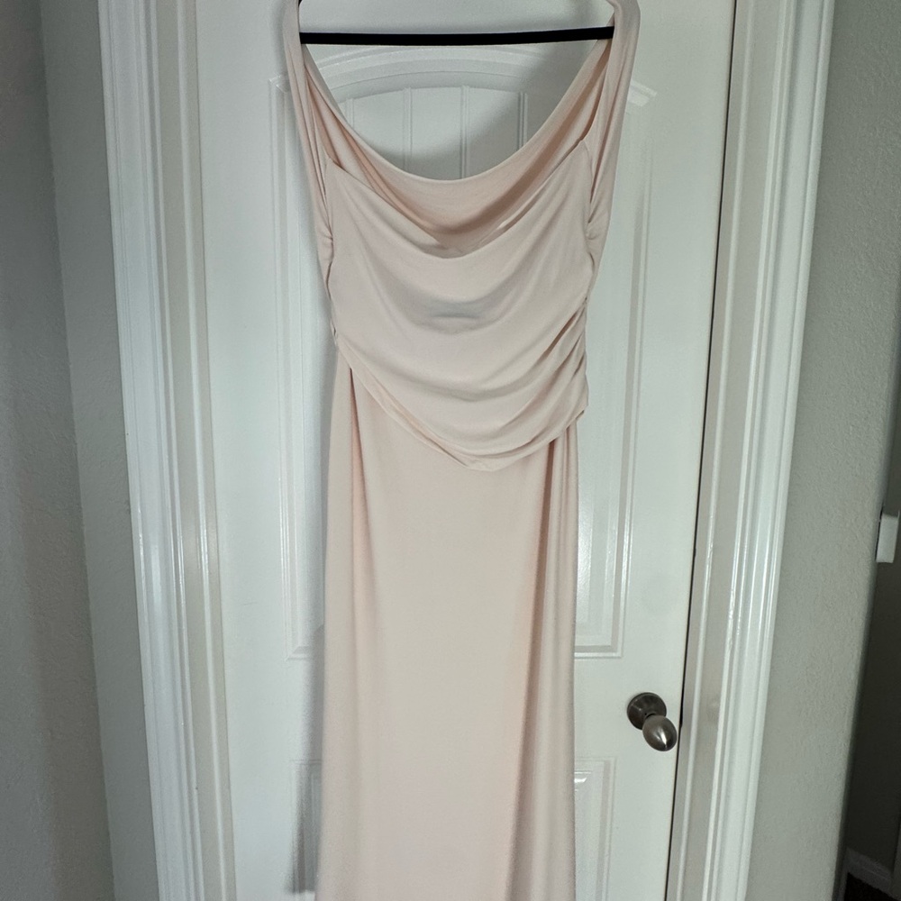 Zara Strapless Cream Dress
